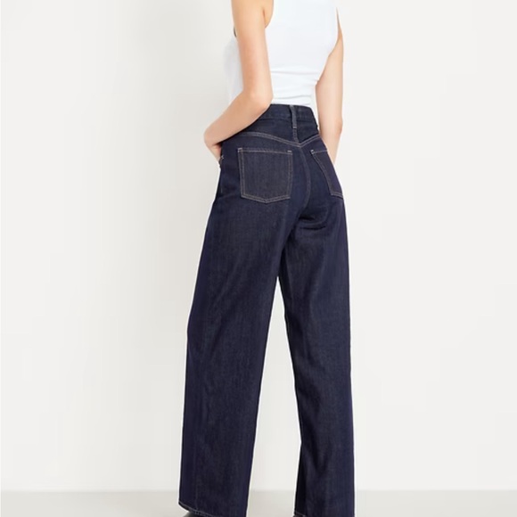 Old Navy High Waisted Baggy Wide Leg Jeans - Picture 2 of 7